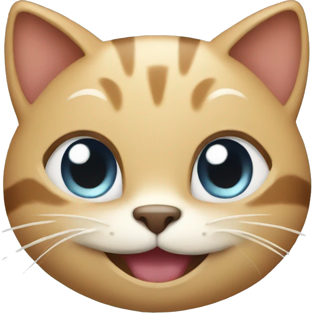 Cat smiling emoji