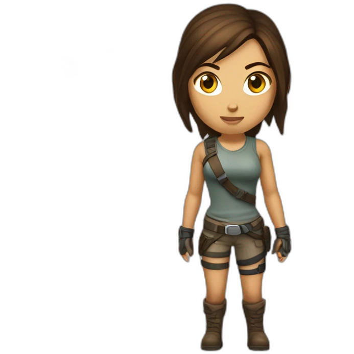 lara croft emoji