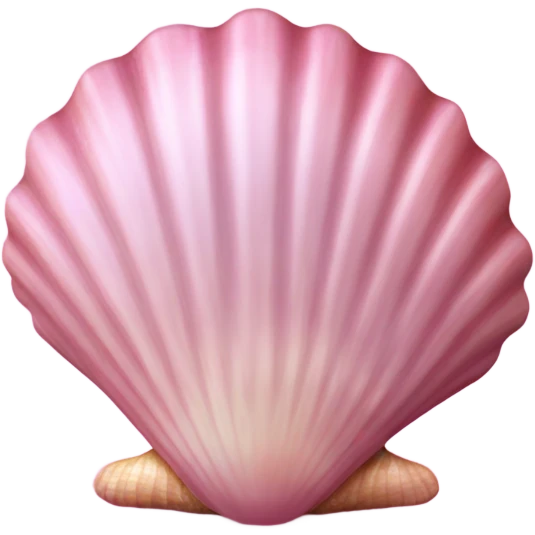 Pink seashell with glitter  emoji