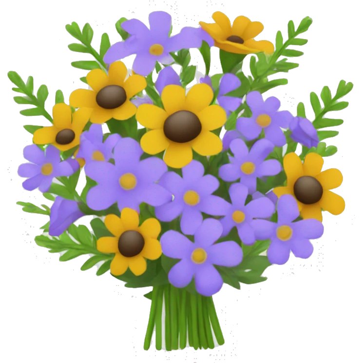 Wildflower bouquet  emoji