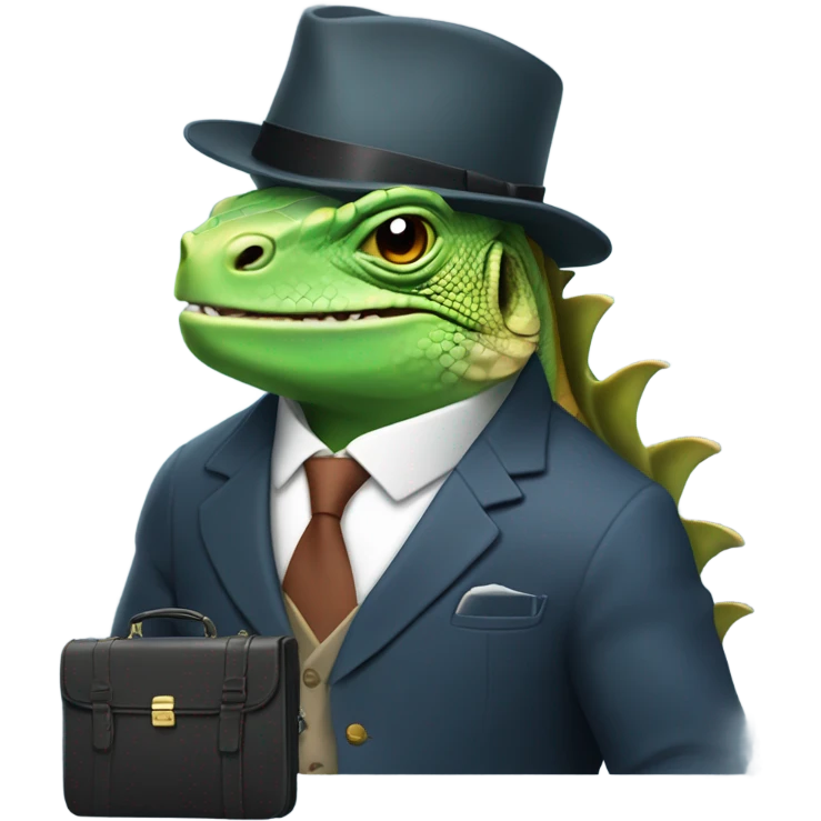 capitalist-iguana emoji