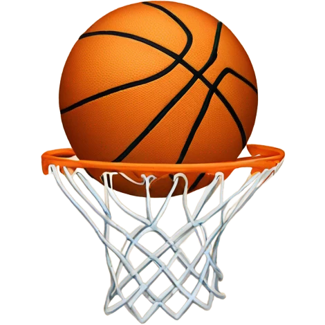 Cheesy basketball emoji
