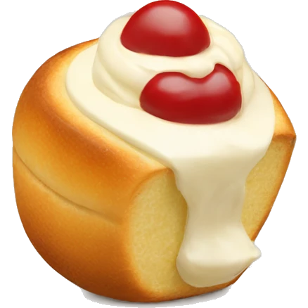 bolillo con crema emoji