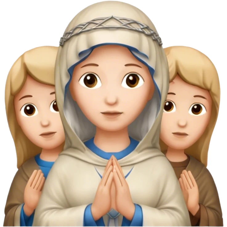 MOTHER MARY AND APOSTLES emoji