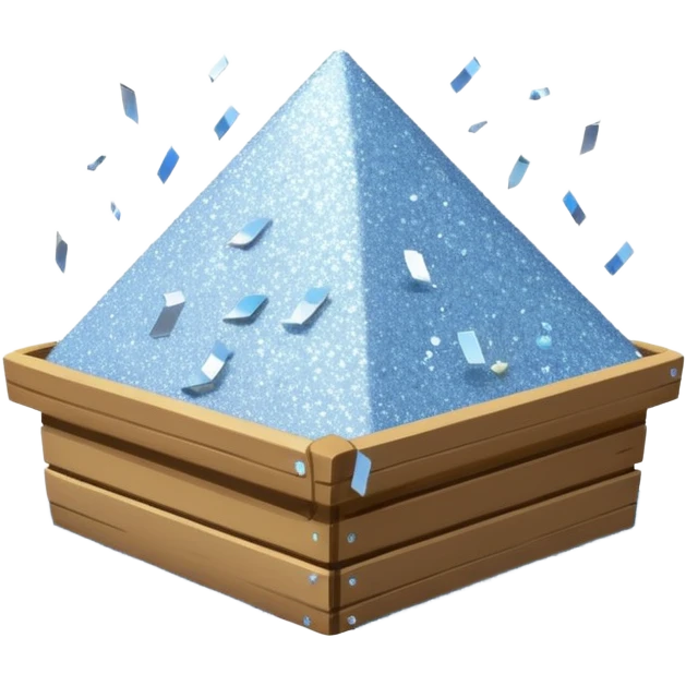 glitter white market emoji