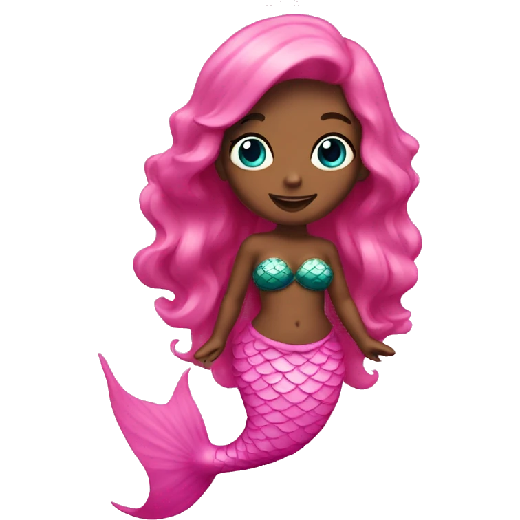 pink mermaid emoji