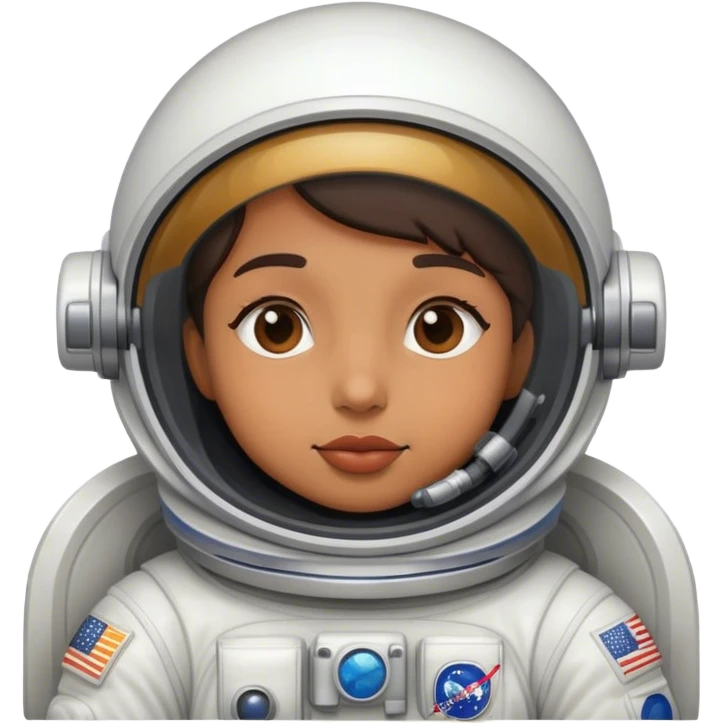Astronaut kissing  emoji