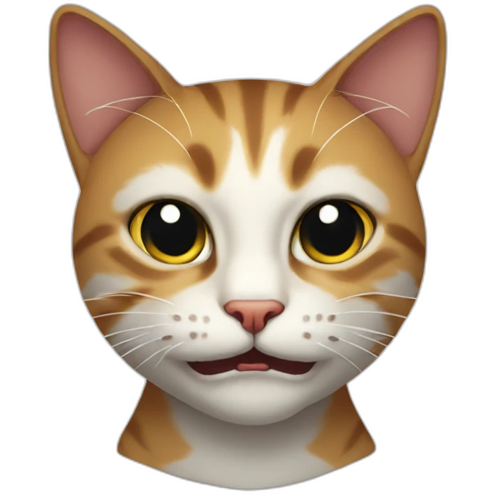 murderous cat emoji