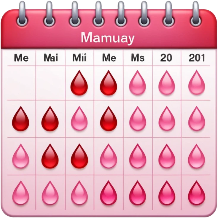 menstrual cycle emoji