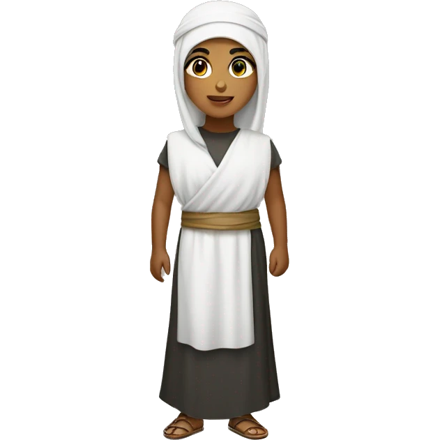 Arab girl with a kuffieyah emoji