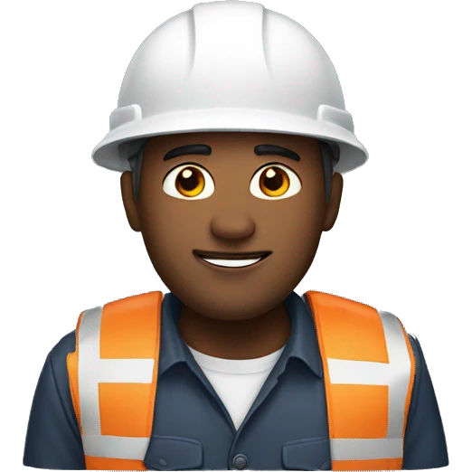 man with safety helemet emoji