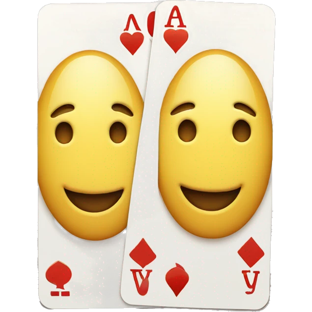 card game snap two aces emoji