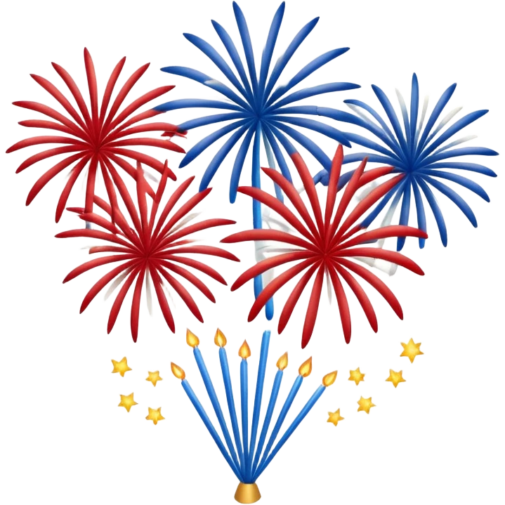 Red, White, and Blue Returning emoji
