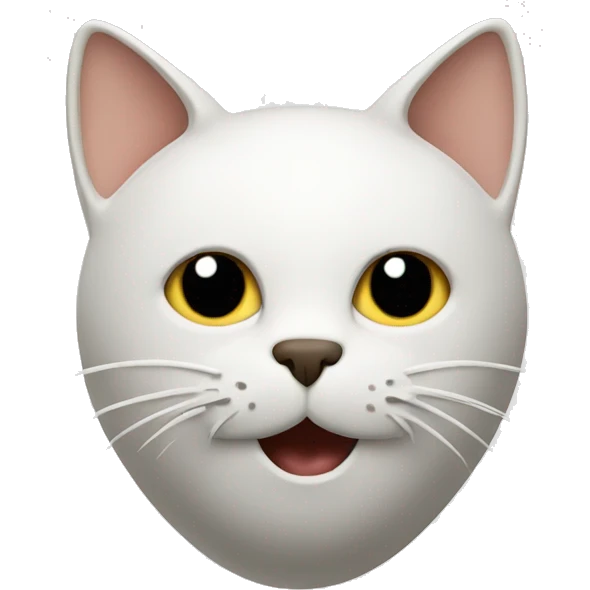 Cat's head in the toilet emoji