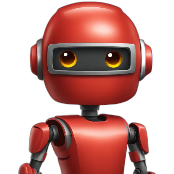 red robot #10 emoji
