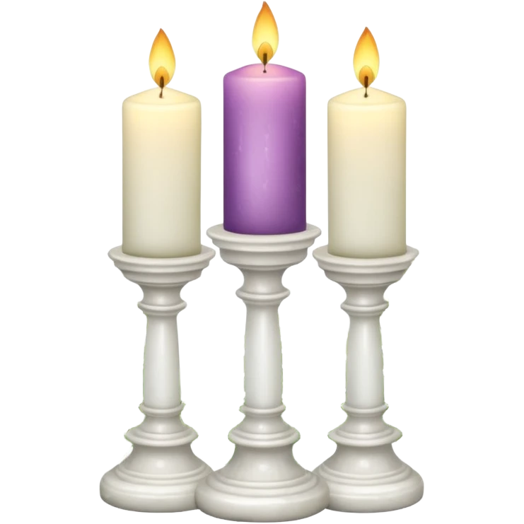 Aesthetic scenic beautiful gorgeous pretty elegant sparkly shiny scene of Candles white and with flowers and marble pedestals and lush vines and ferns emoji