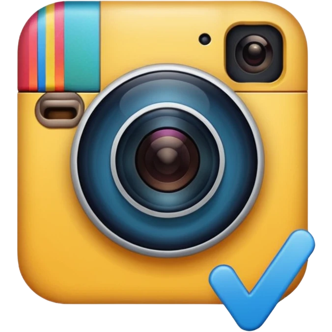 Create me the Instagram verified blue  emoji