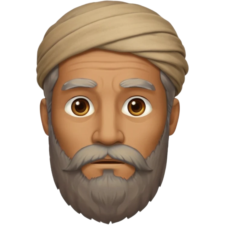 ancient man, beard emoji
