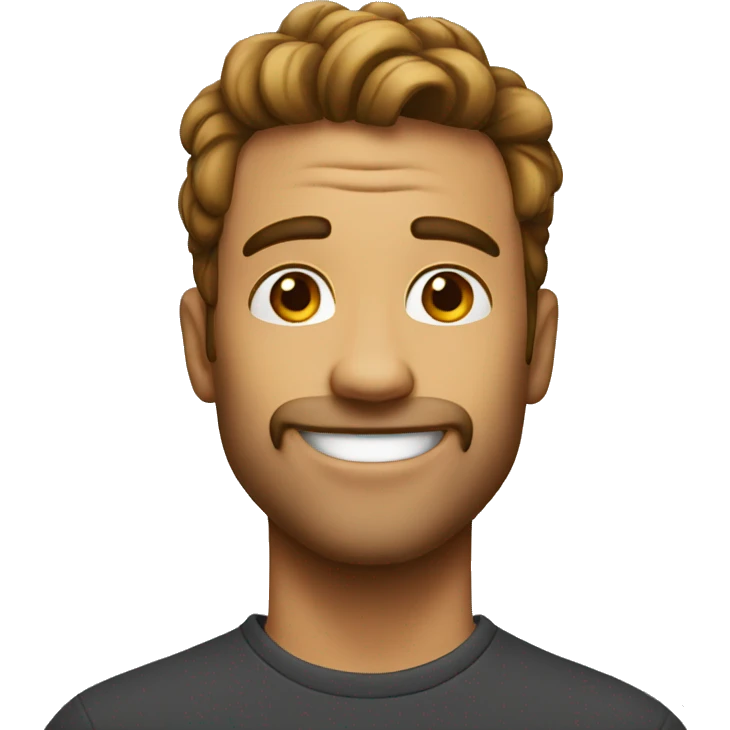 beautiful funny man emoji