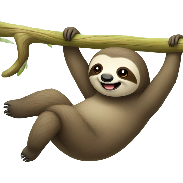 happy sloth emoji