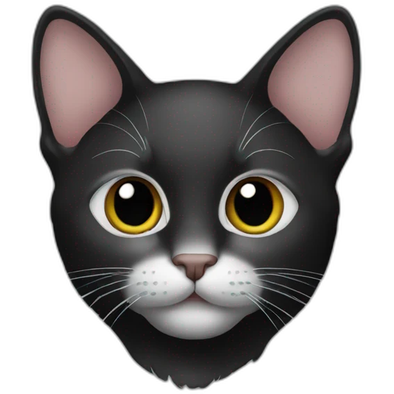 Cat black emoji