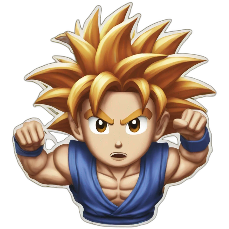 Goyard, I done did it Big Goku emoji