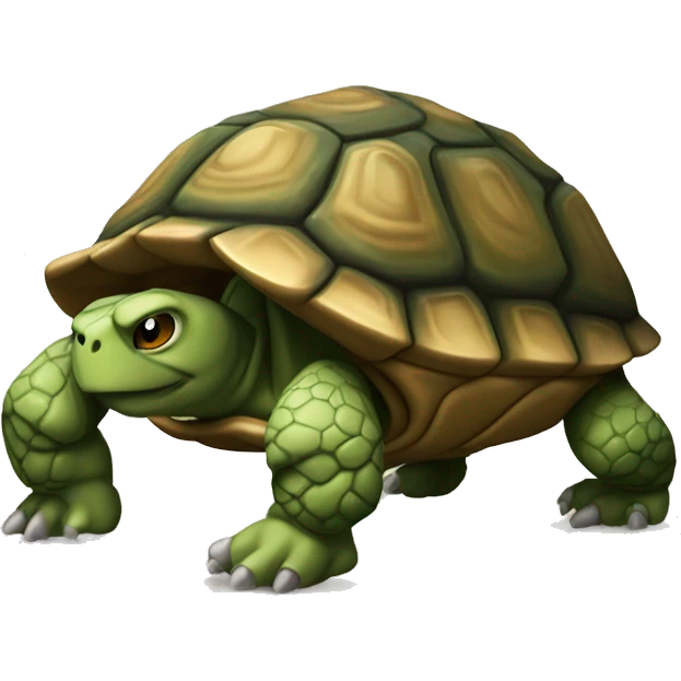 turtoise muscled emoji