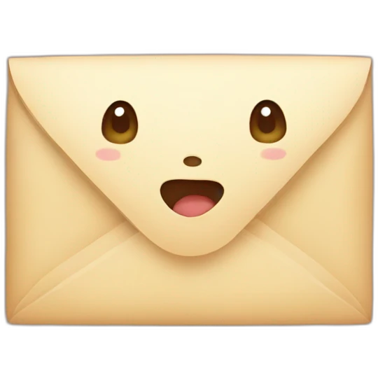 Cute letter emoji