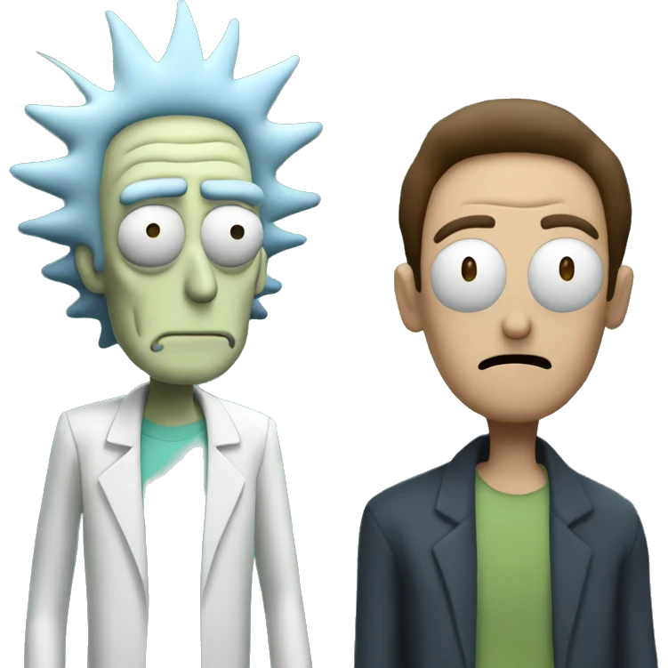 rick and morty emoji