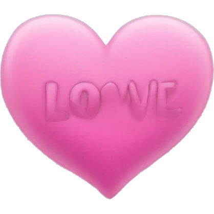 word love color pink emoji