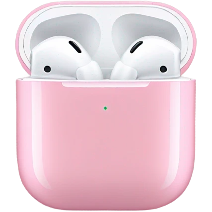 Pink AirPods emoji