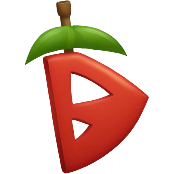 flecha roja  emoji