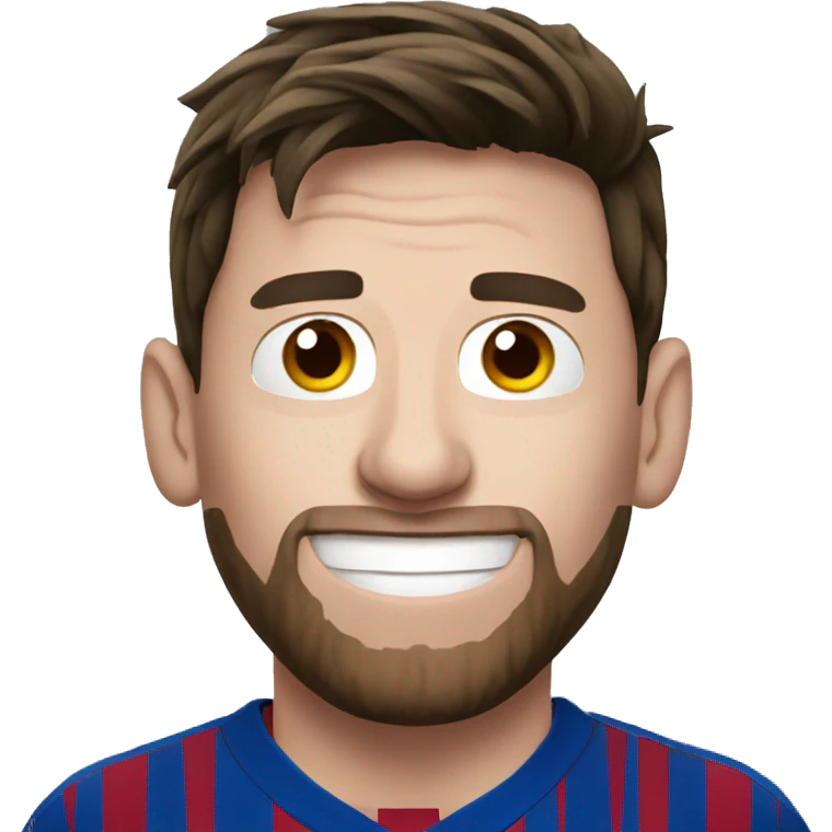 messi face emoji