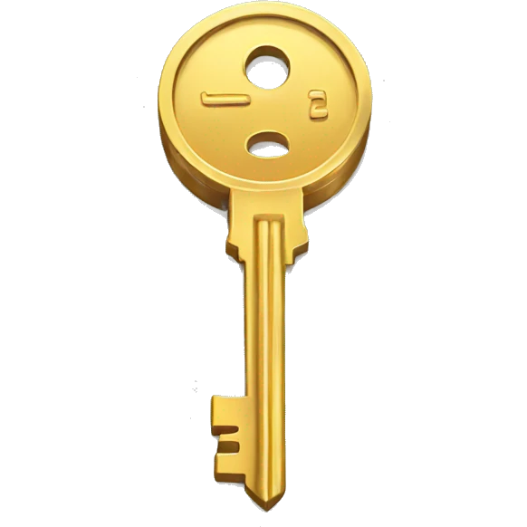 coin  key emoji