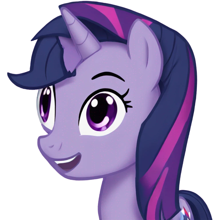 My little pony twilight sparkle  emoji