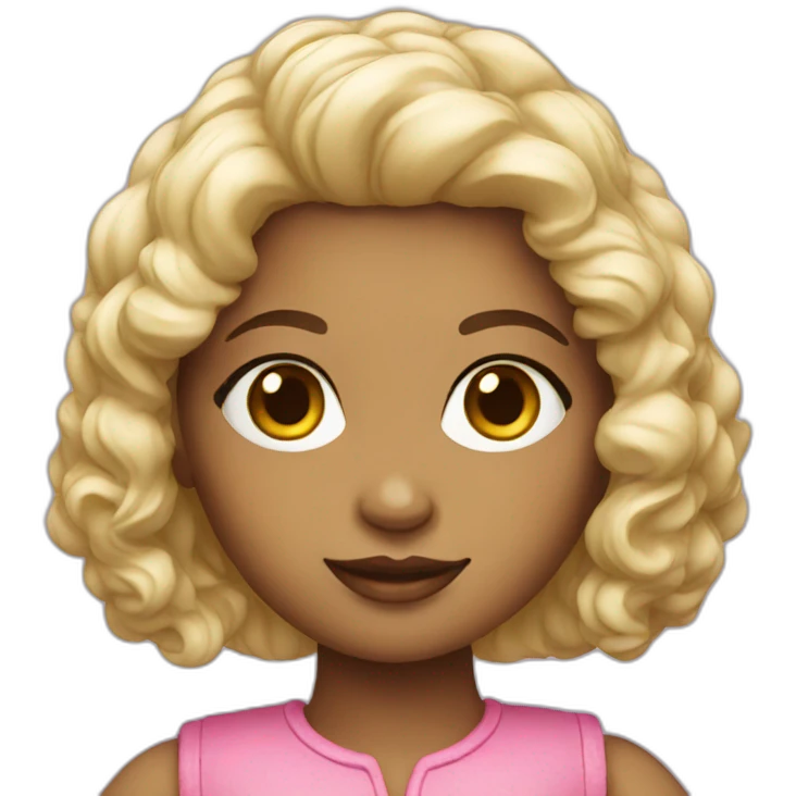 young lady doll emoji
