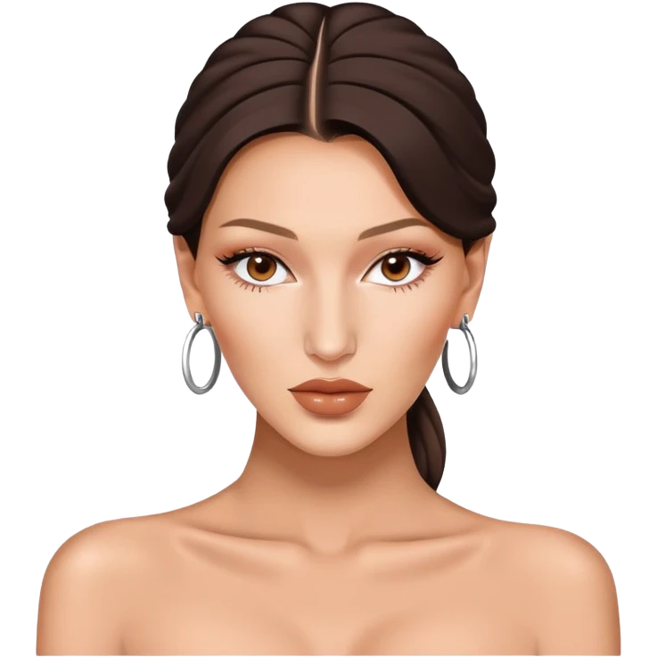 bella hadid  emoji