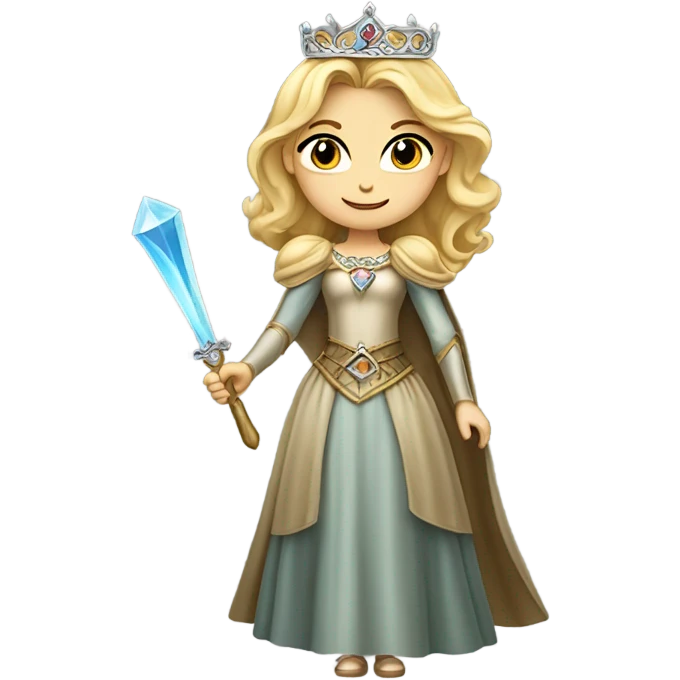 Blonde medieval princess  emoji