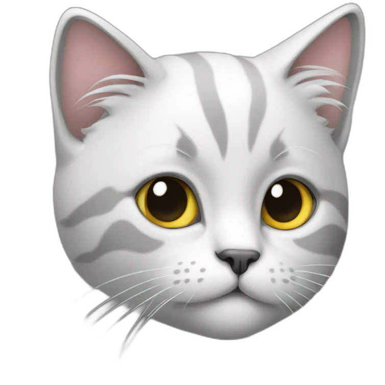 cat silver  emoji
