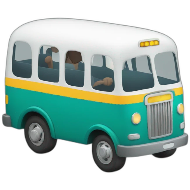 Driving a bus emoji
