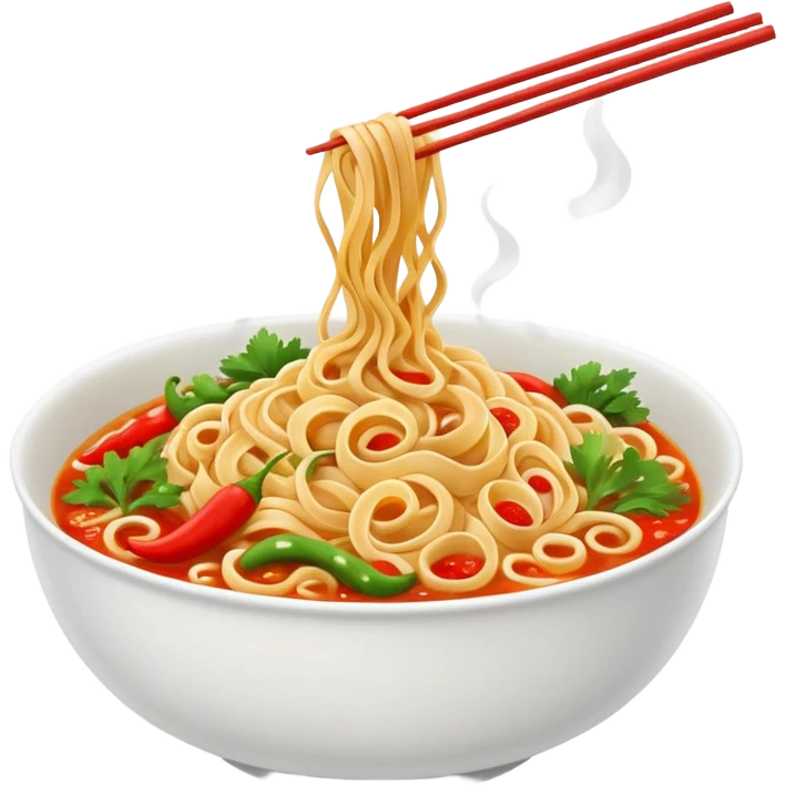 spicy noodles emoji