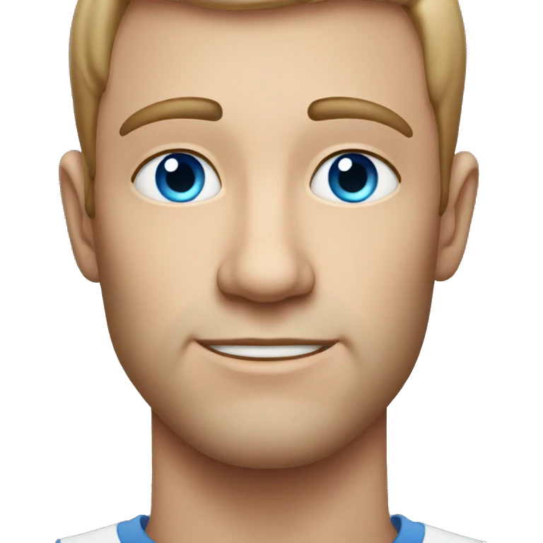Dad with blue eyes emoji