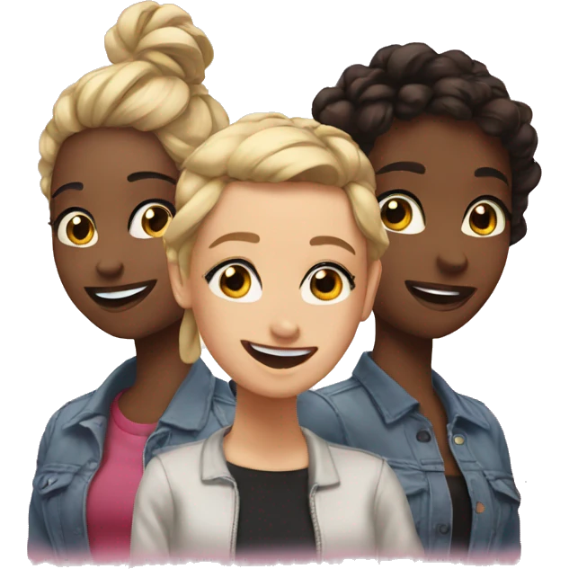 3 besties emoji
