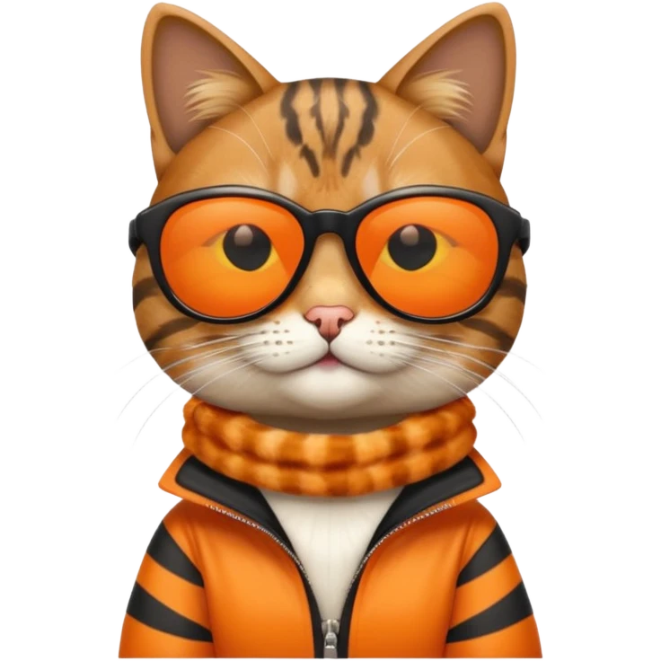 Cat wearing sunglasses emoji