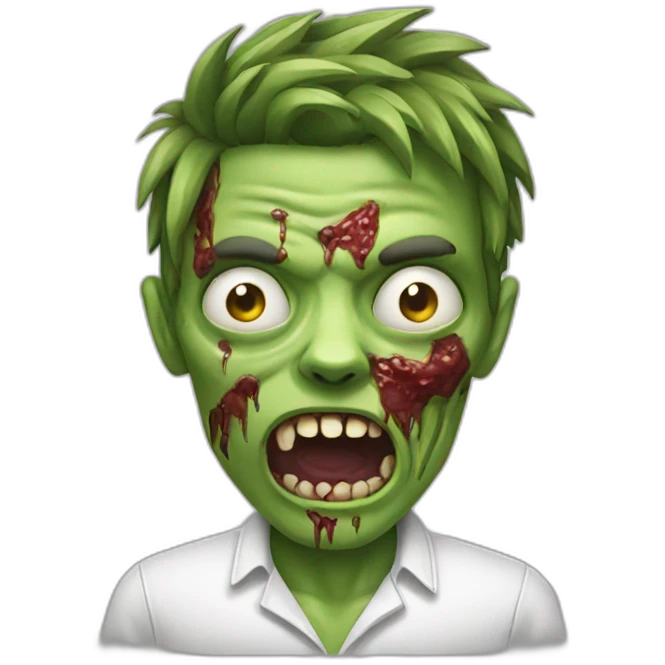 Vegan-zombie emoji