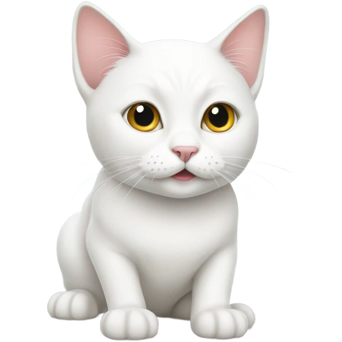 White cat emoji