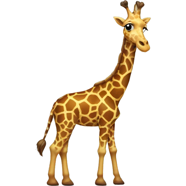 Christmas giraffe  emoji