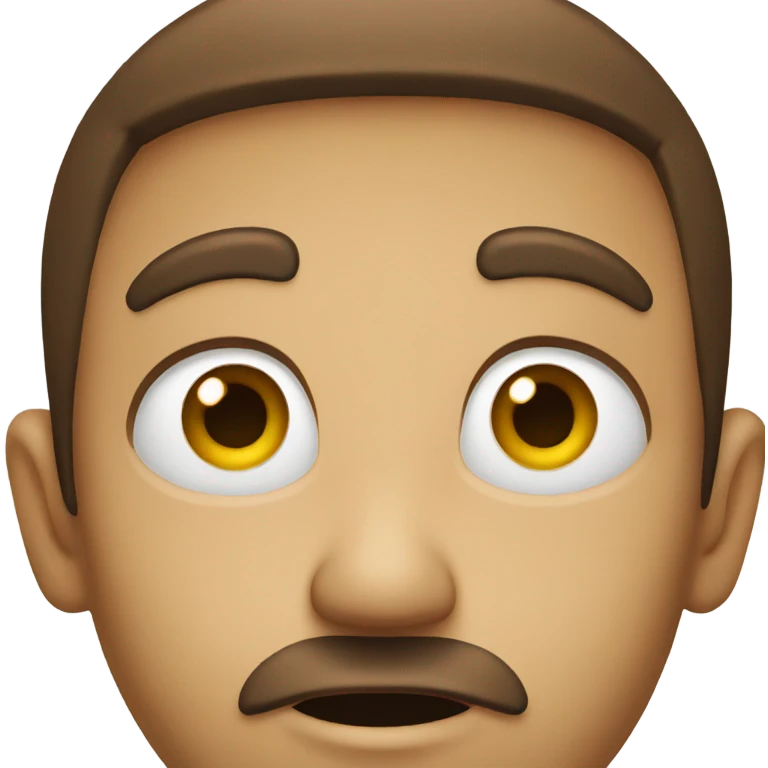 Concerned face emoji