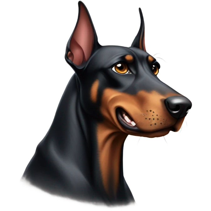 Angry Doberman  emoji