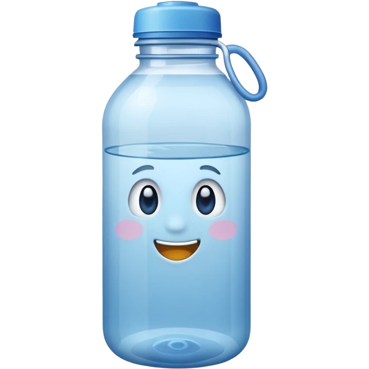 Water bottle  emoji